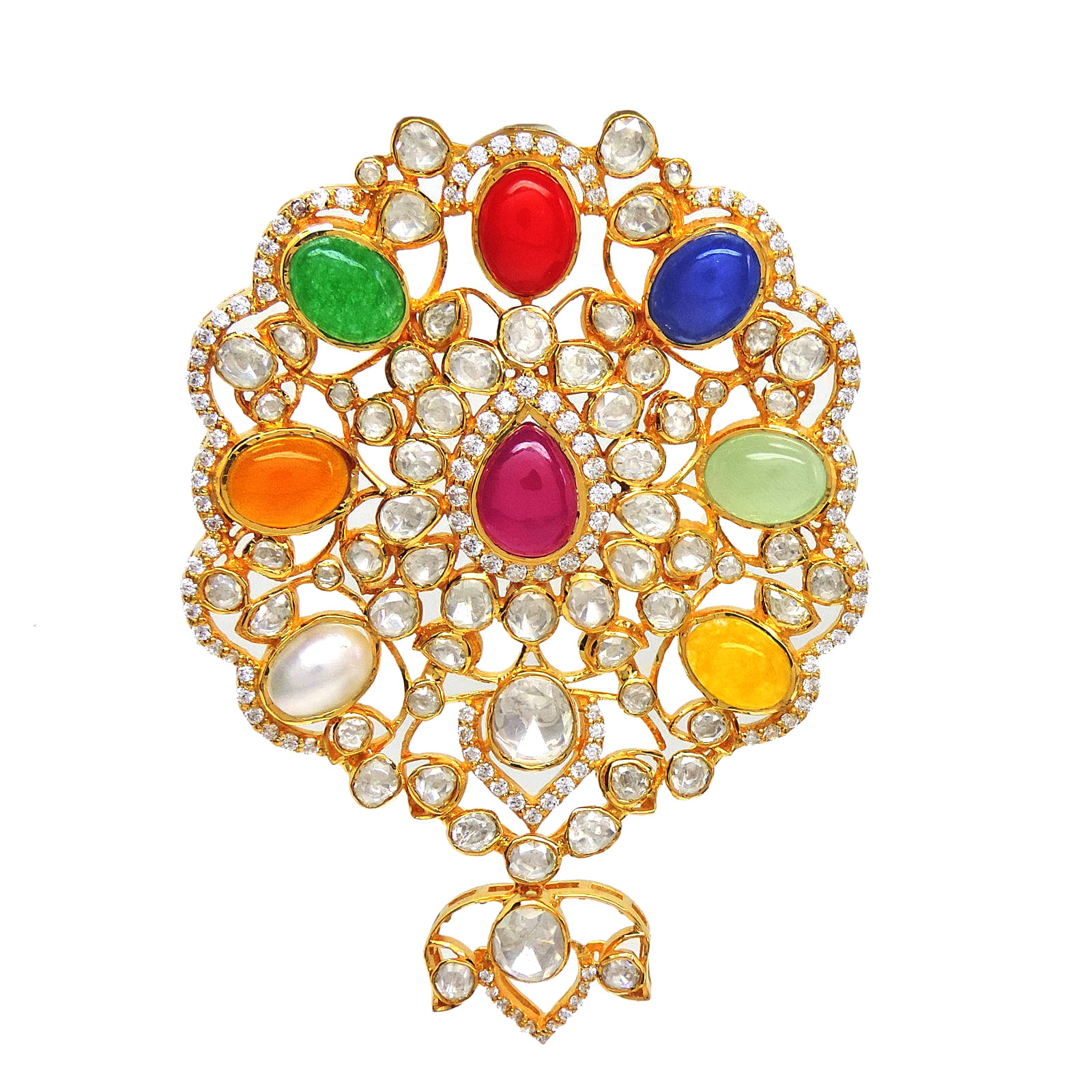 Navratan Pendant